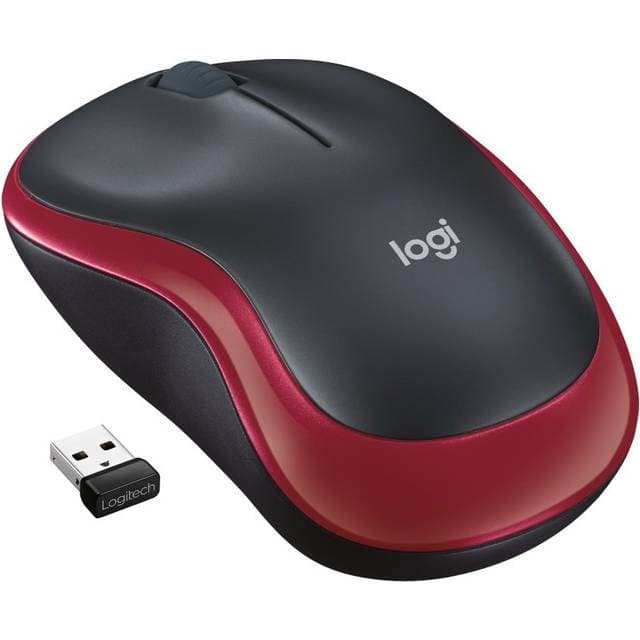 Logitech M185 Rot Maus