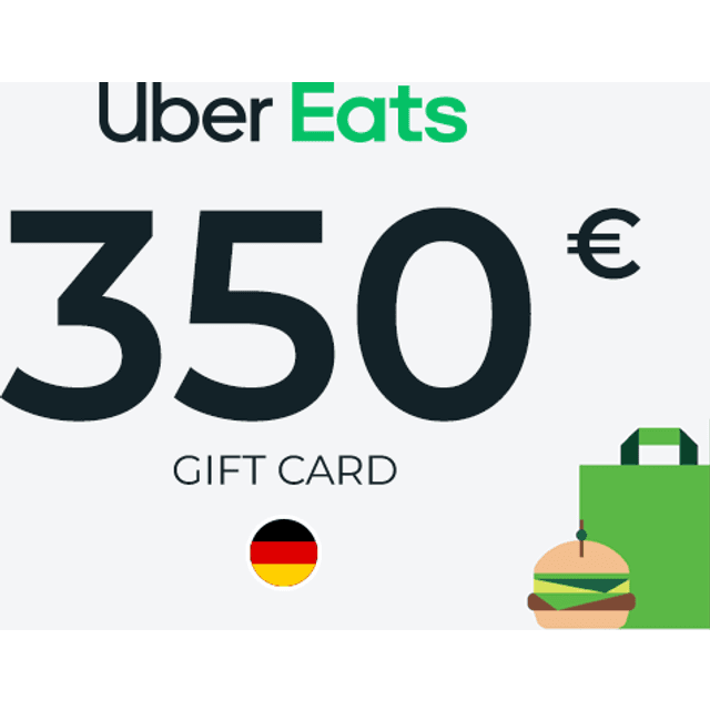 Uber Eats Gift Card 350 Key