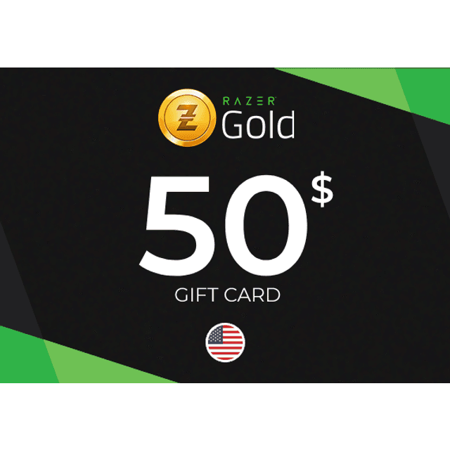 Razer Gold Gift Card 50 USD
