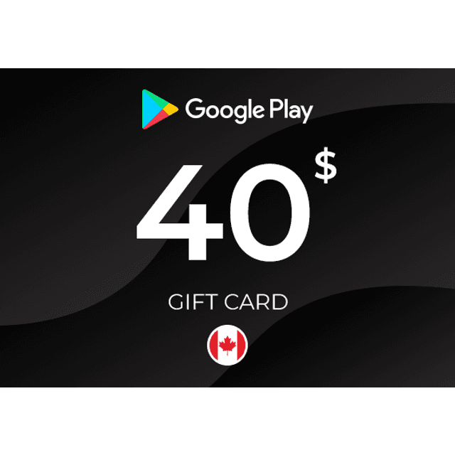 Google Play Gift Card 40 CAD