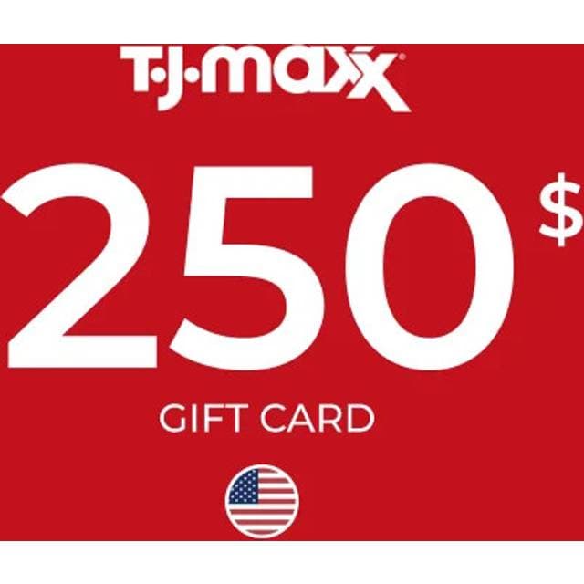 T.J.Maxx Gift Card 250 USD