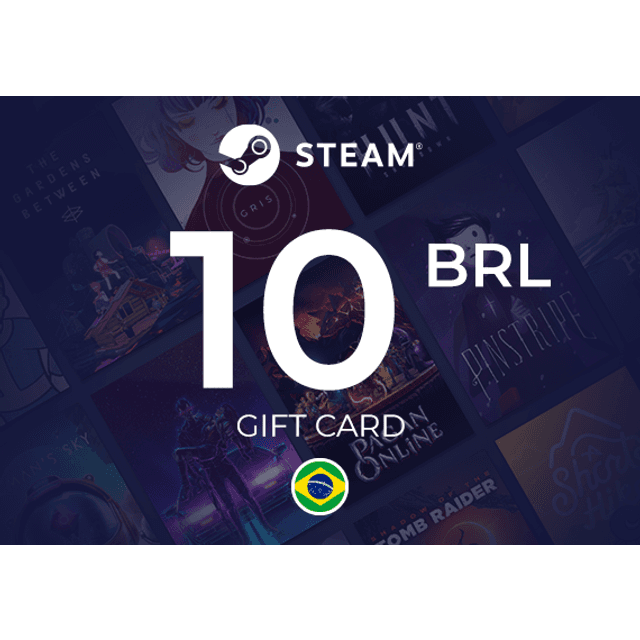 Steam Wallet Gift Card 10 BRL Key Brazil