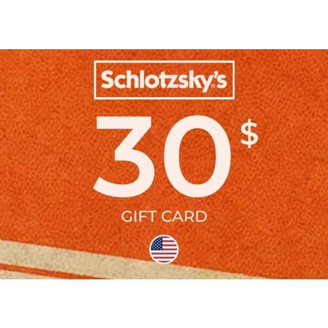 Schlotzsky's Gift Card 30 USD