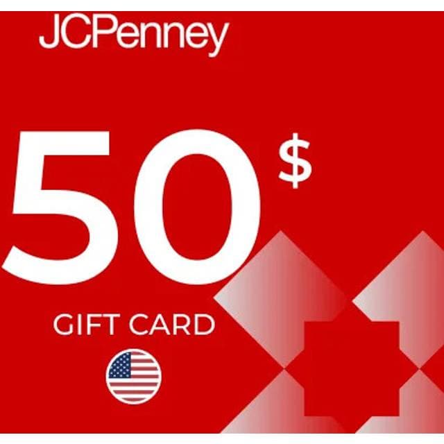 JCPenney Gift Card 50 USD