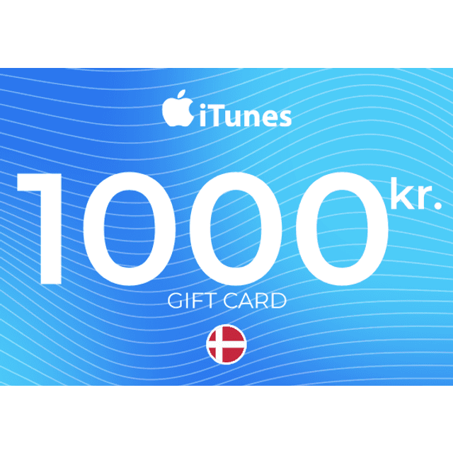 iTunes Gift Card 1000 DKK