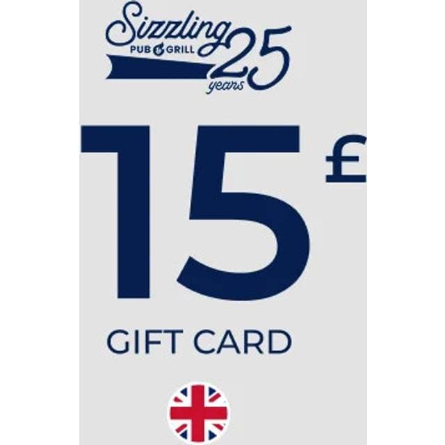 Sizzling Pubs Gift Card 15 GBP