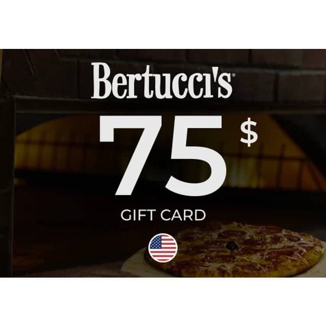 Bertucci's Gift Card 75 USD