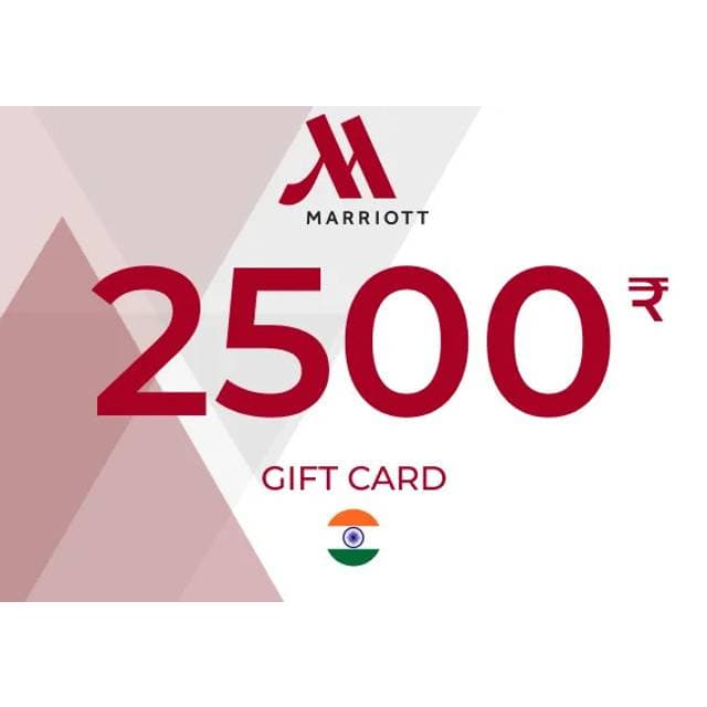 Marriott Hotels Gift Card 2500 INR