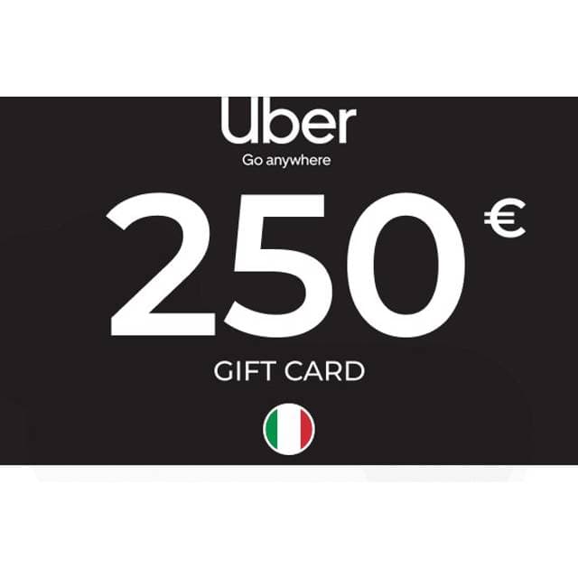 Uber Rides Gift Card 250 EUR