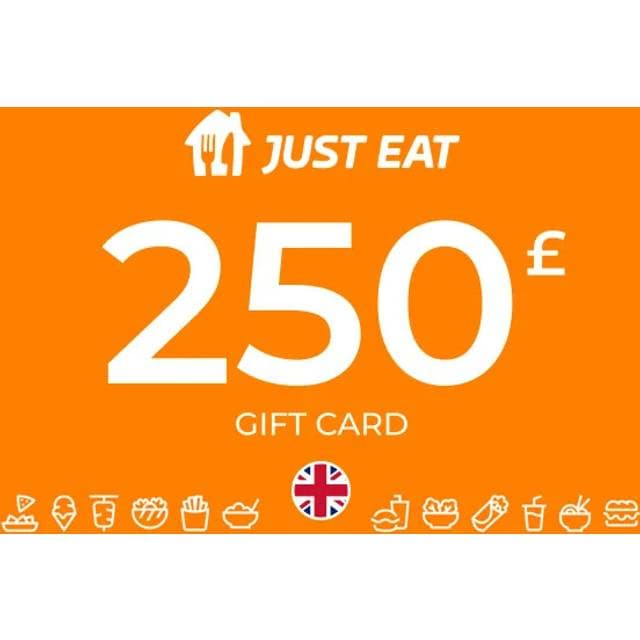 Just Eat Gift Card 250 GBP