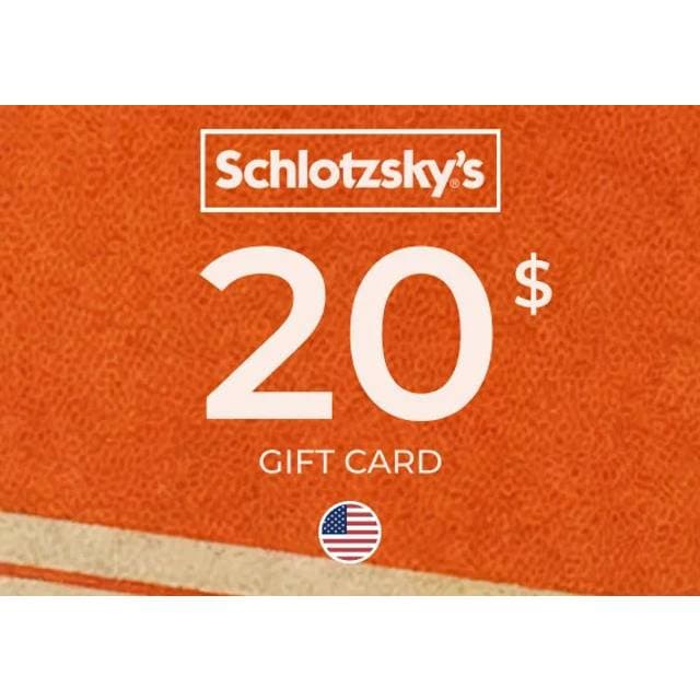 Schlotzsky's Gift Card 20 USD
