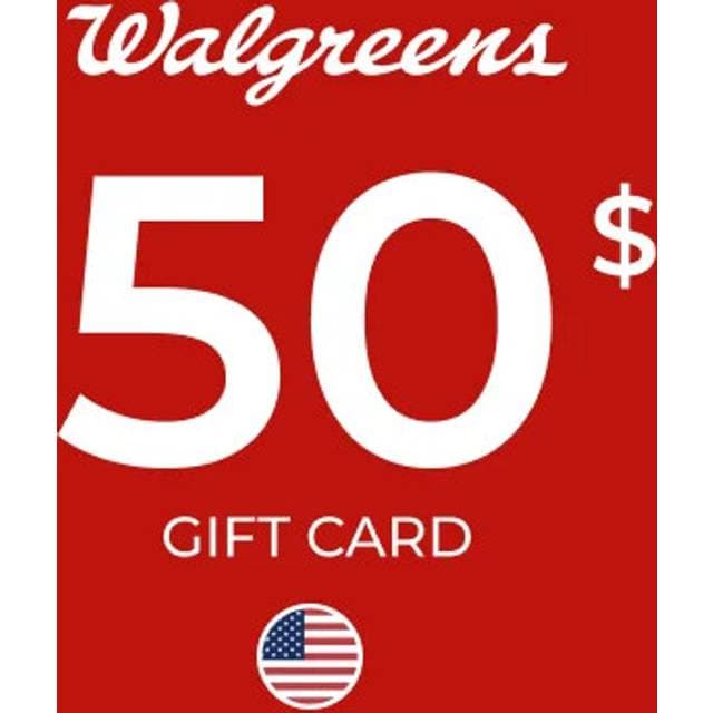Walgreens Gift Card 50 USD
