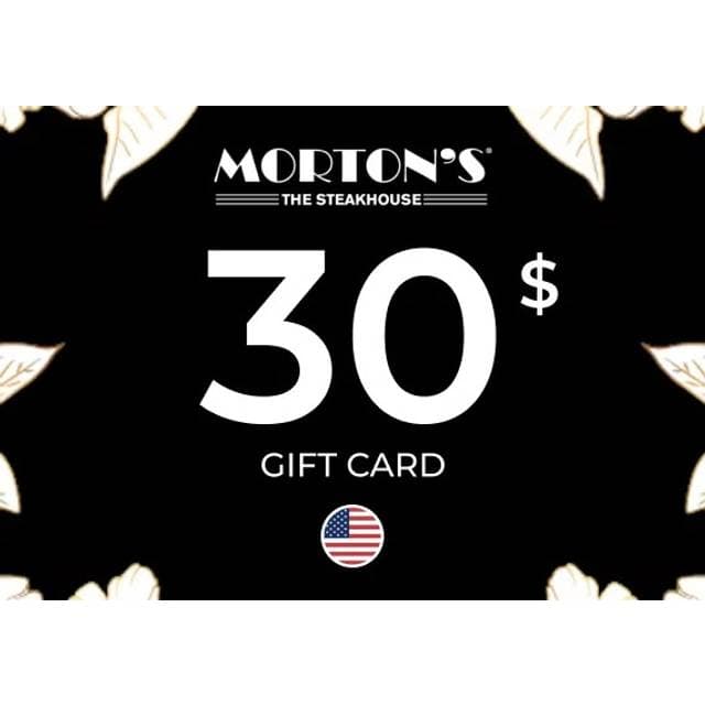 Morton's The Steakhouse Gift Card 30 USD