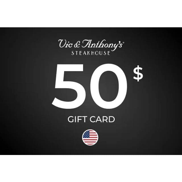 Vic Anthony's Gift Card 50 USD