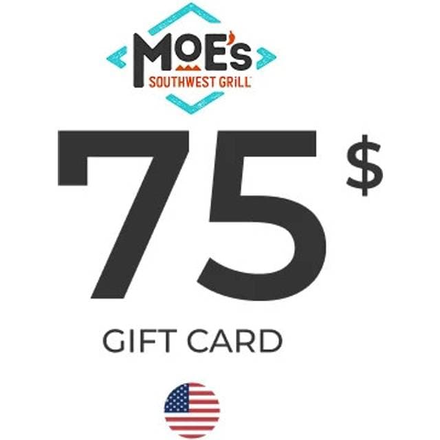 Moe's Southwest Grill Gift Card 75 USD