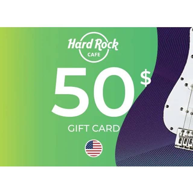 Hard Rock Cafe Gift Card 50 USD