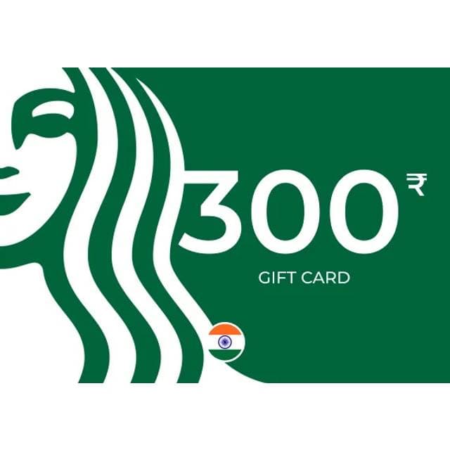 Starbucks Gift Card 300 INR