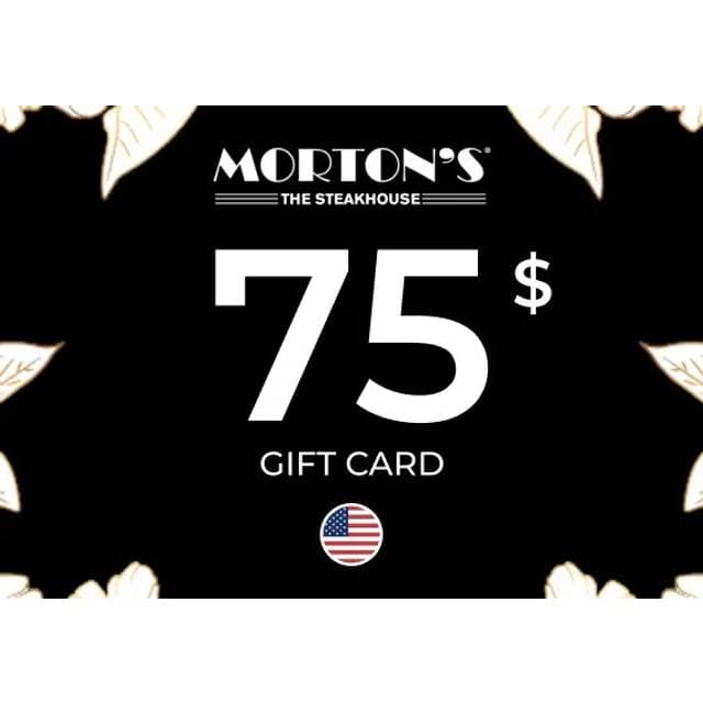 Morton's The Steakhouse Gift Card 75 USD
