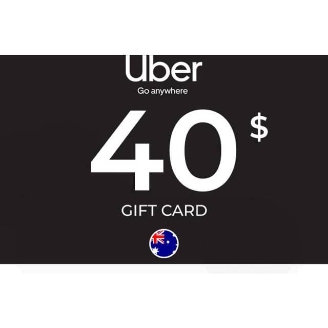 Uber Rides Gift Card 40 AUD