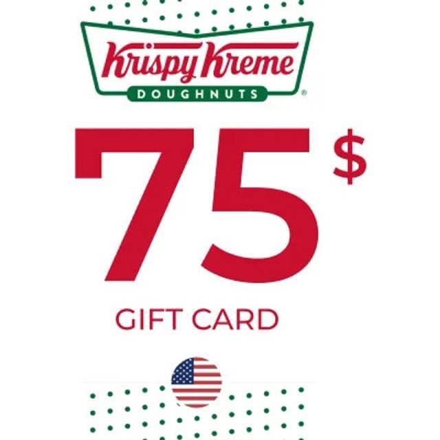 Krispy Kreme Gift Card 75 USD