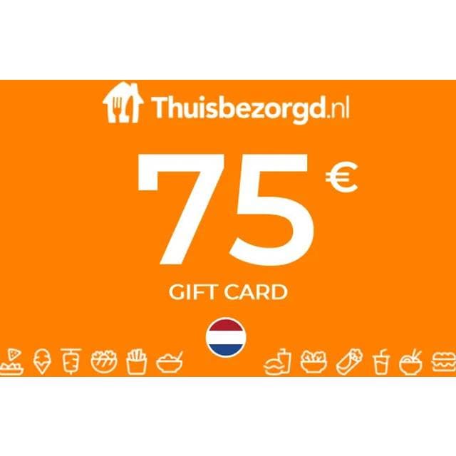 Thuisbezorgd Gift Card 75 EUR