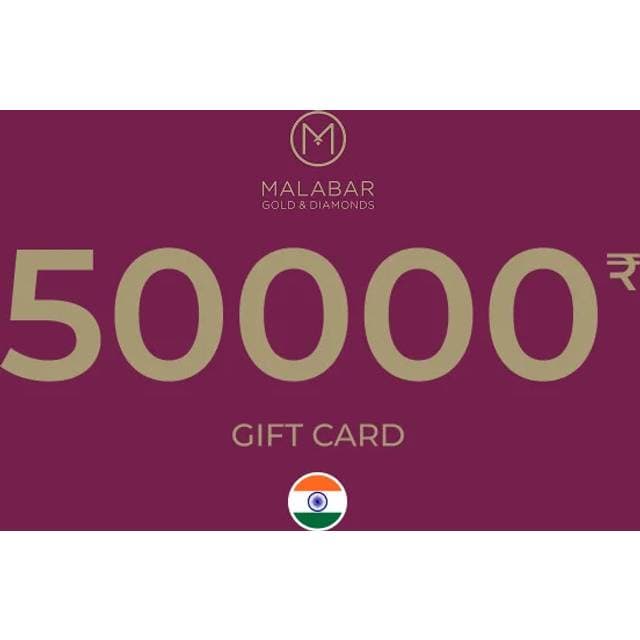 Malabar Gold Coin Gift Card 50000 INR
