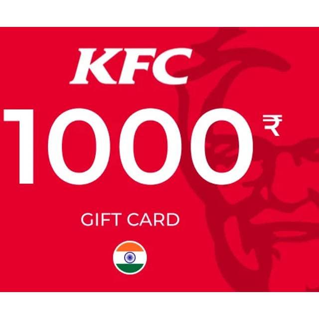 KFC Gift Card 1000 INR