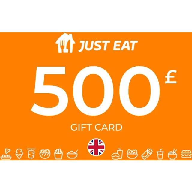 Just Eat Gift Card 500 GBP