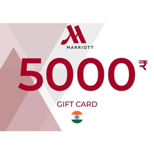 Marriott Hotels Gift Card 5000 INR