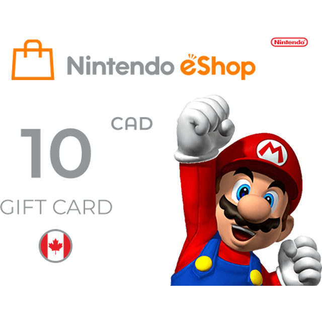Nintendo eShop Card 10 CAD Key
