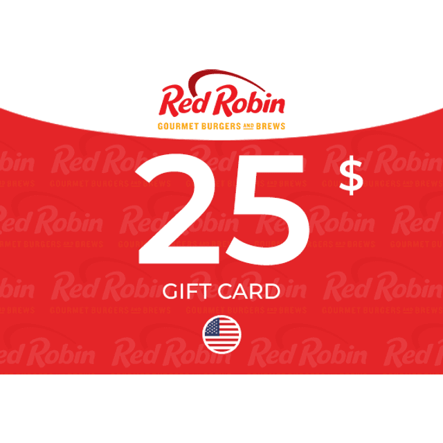 Red Robin Gift Card 25 USD