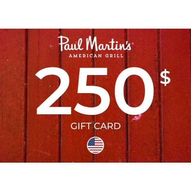 American Grill Gift Card 250 USD