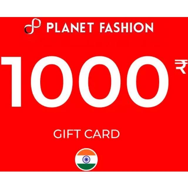 Planet Fashion Gift Card 1000 INR