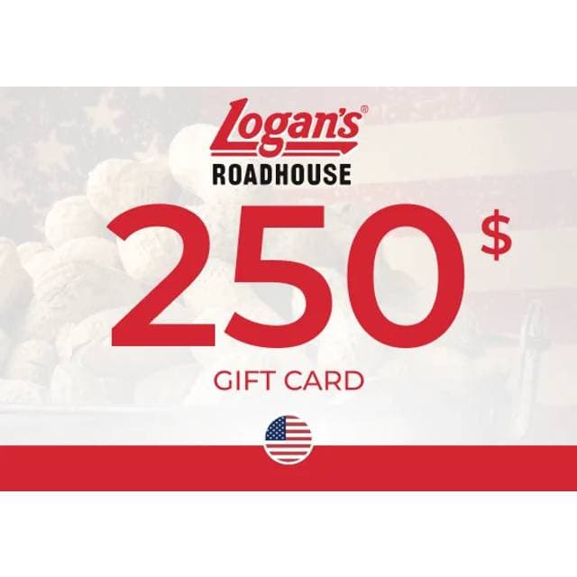 Logan Roadhouse Gift Card 250 USD