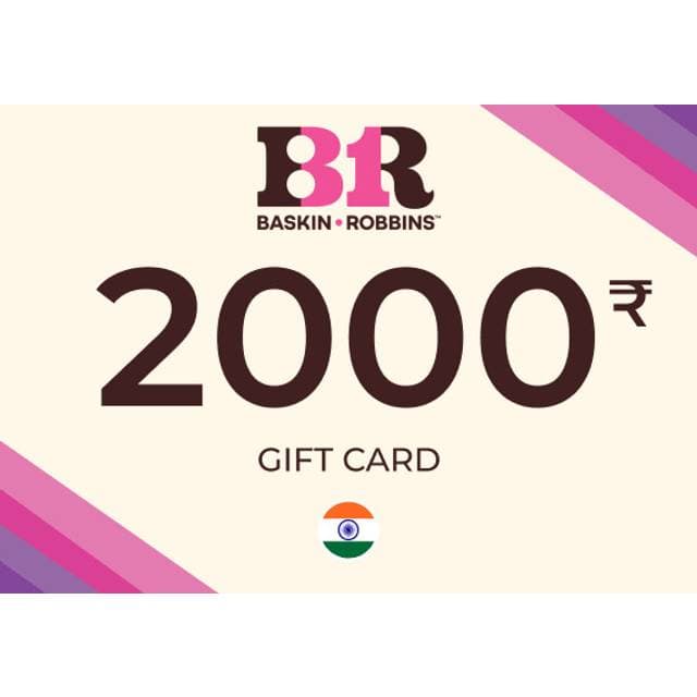 Baskin-Robbins Gift Card 2000 INR