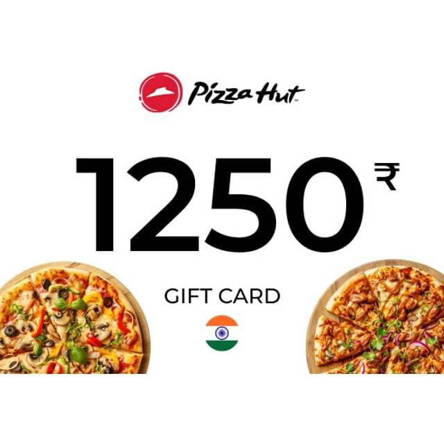Pizza Hut Gift Card 1250 INR