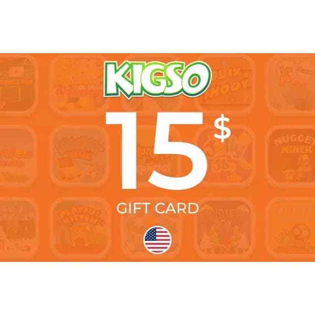 Kigso Games Gift Card 15 USD