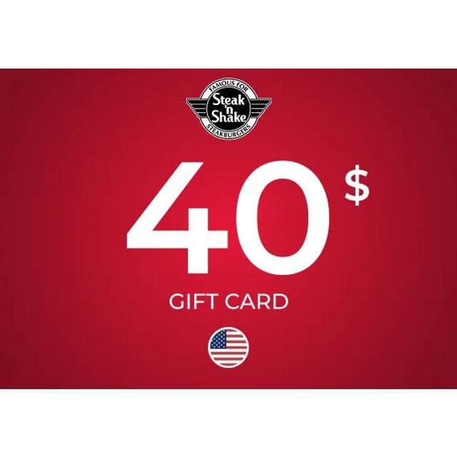 Steak n Shake Gift Card 40 USD