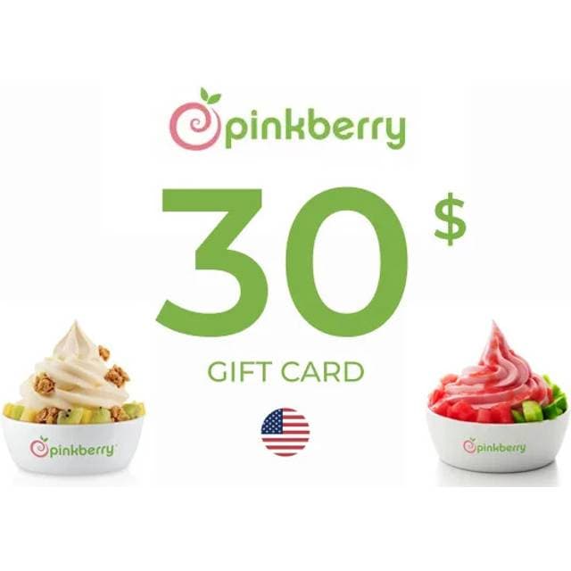 Pinkberry Gift Card 30 USD