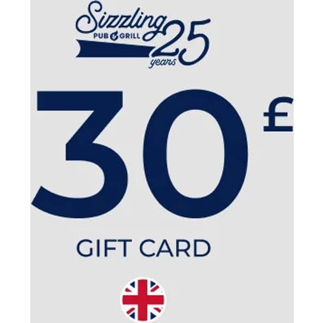 Sizzling Pubs Gift Card 30 GBP