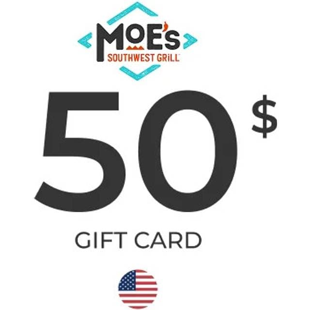 Moe's Southwest Grill Gift Card 50 USD