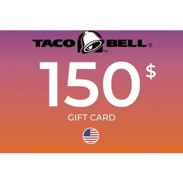 Taco Bell Gift Card 150 USD