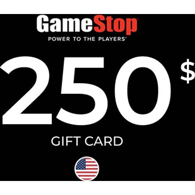 GameStop Gift Card 250 USD