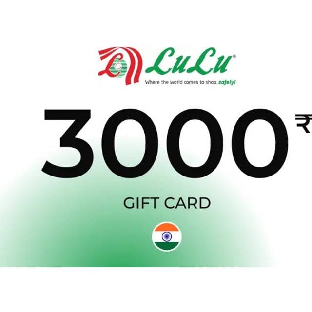 Lulu Hypermarket Gift Card 3000 INR