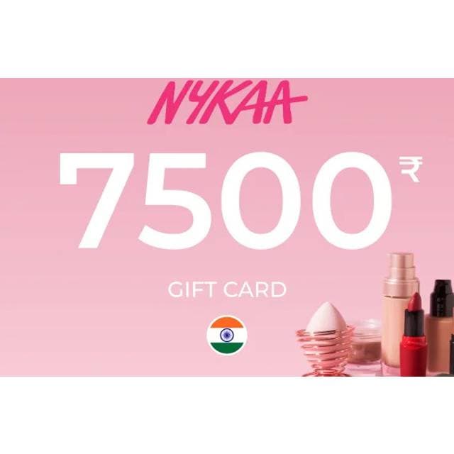 Nykaa Gift Card 7500 INR