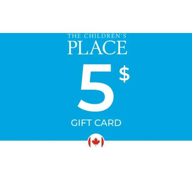 Children's Place Gift Card 5 CAD