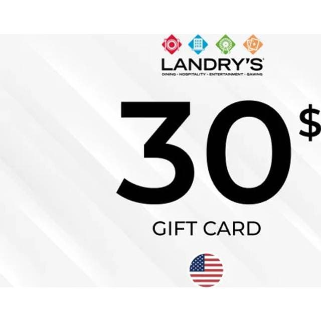 Landry's Gift Card 30 USD