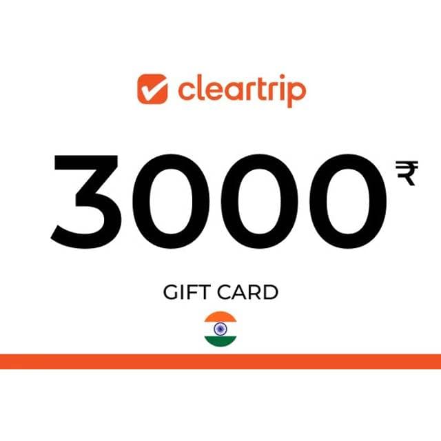 Cleartrip Gift Card 3000 INR
