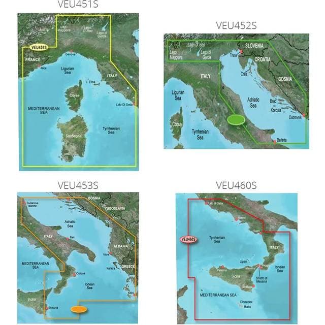 Garmin VEU452S-Adriatic Sea North Coast Card