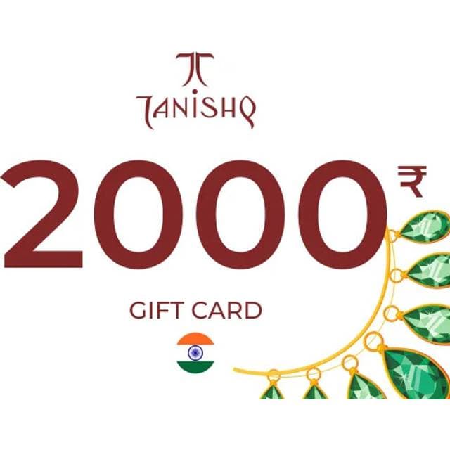 Tanishq Gold and Diamond Gift Card 2000 INR